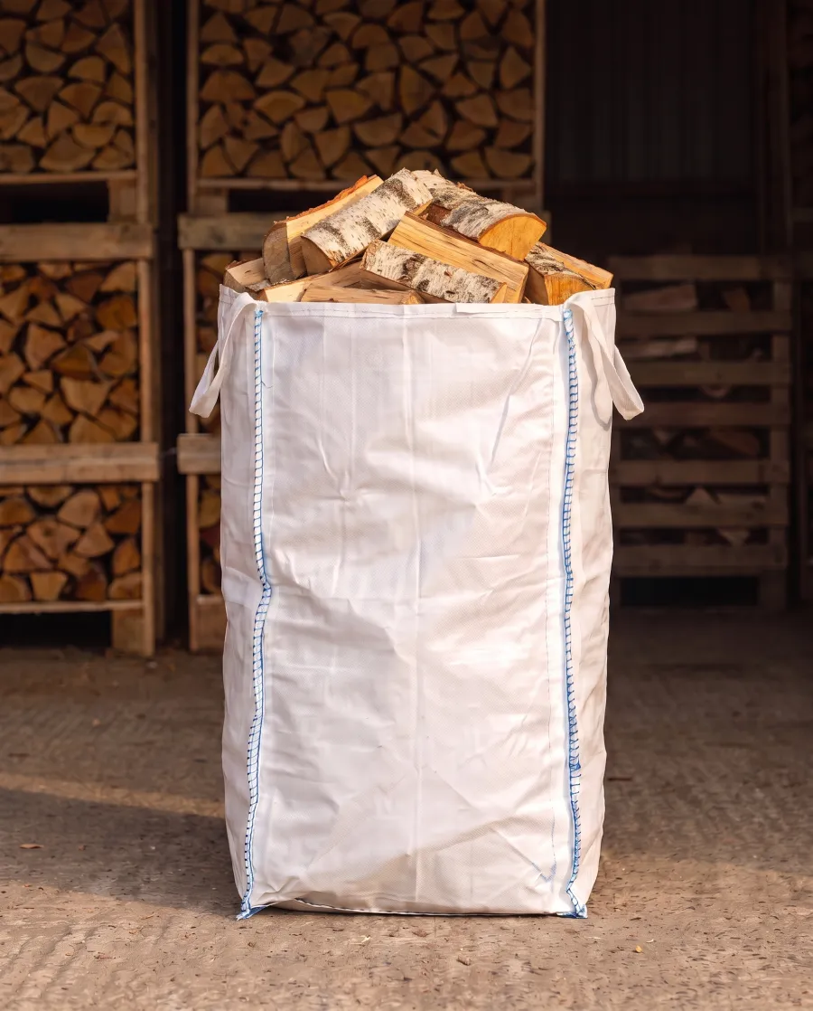 Barrow bag of kiln dried hardwood birch logs